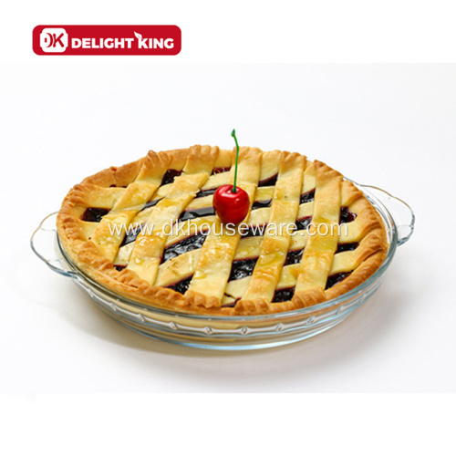 High Borosilicate Glass Pie Plate Set